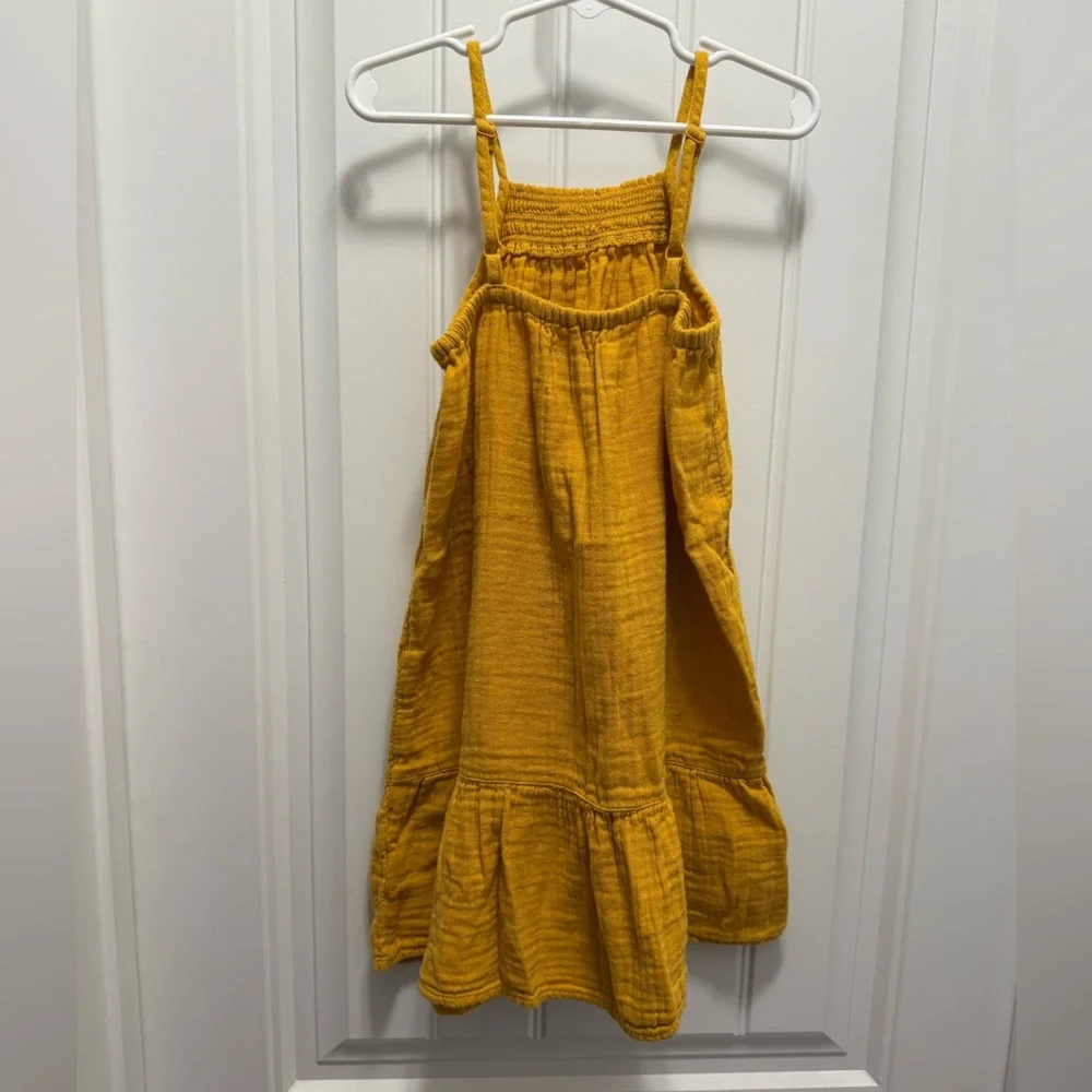 Old Navy Mustard Yellow Tiered Sundress